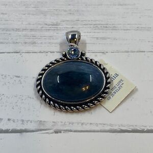 Lia Sophia Denim Blue Pendant